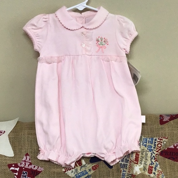 Let’sgo Baby Romper Outfit Pink Size 6M NEW - Picture 7 of 11